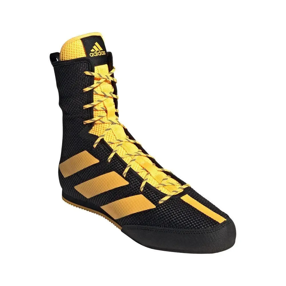 Adidas Box Hog Boxing Boots - Black Gold