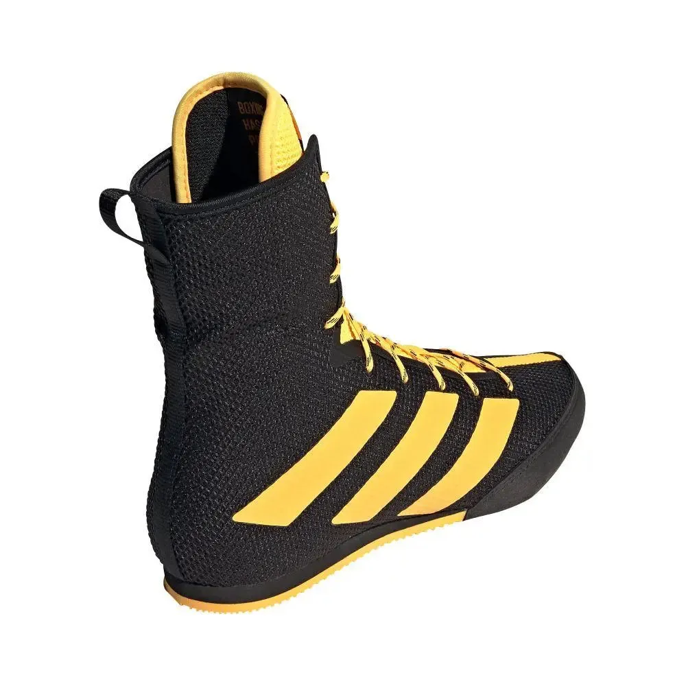 Adidas Box Hog Boxing Boots - Black Gold