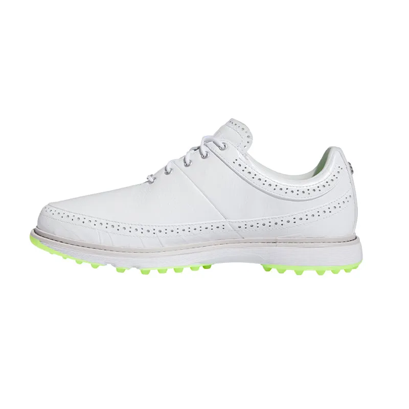 ADIDAS MC 80 Laced Spikeless Shoes (White/Lemon/Silver)