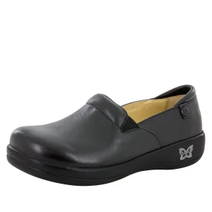 Alegria Keli Slip on Shoe - Black Nappa