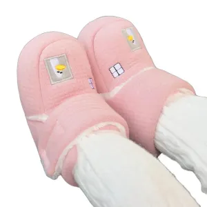 Baby Soft-sole Cotton Shoes Fleece Lined Padded Warm