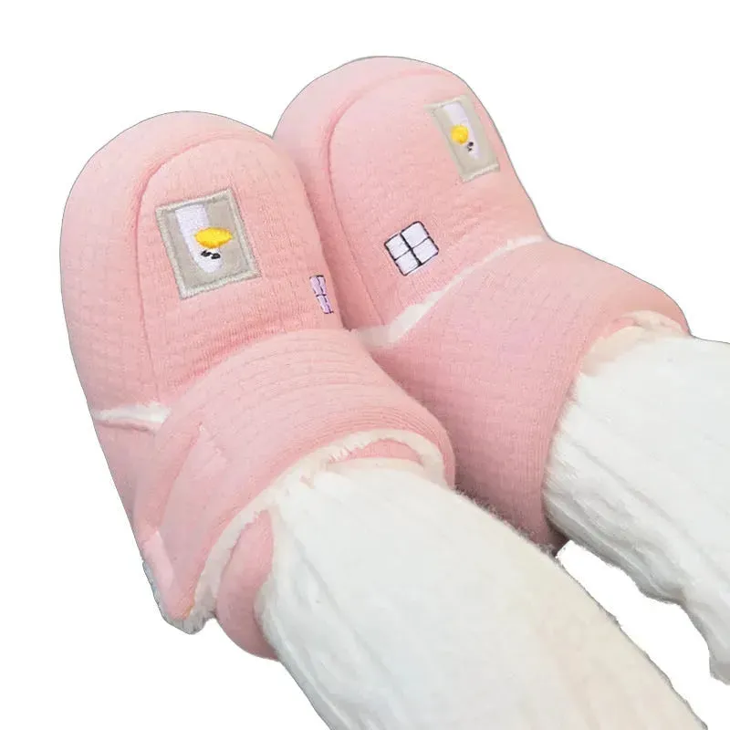 Baby Soft-sole Cotton Shoes Fleece Lined Padded Warm