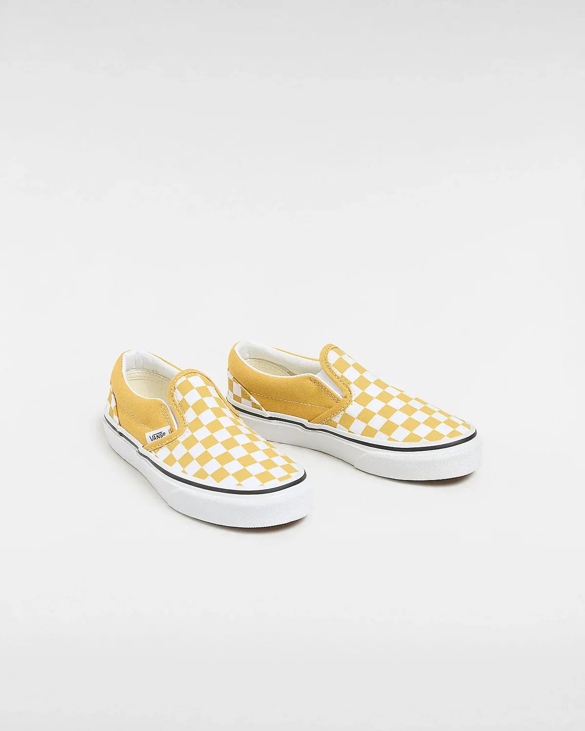 Boys Classic Slip On in Checkerboard Golden Glow