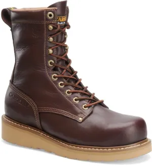 Carolina Men's 8" AMP Hi Broad Toe Wedge Work Boots - Dark Oak  CA8049