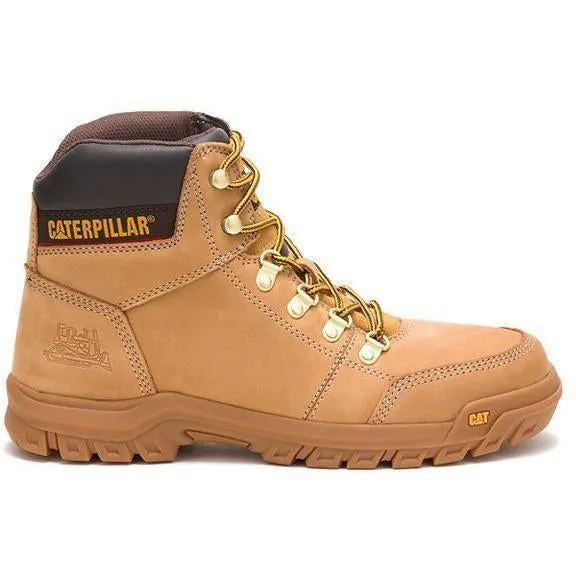 CAT Men's Outline 6" Work Boot - Wheat - P74086