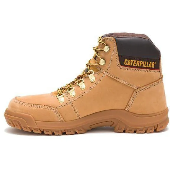 CAT Men's Outline 6" Work Boot - Wheat - P74086