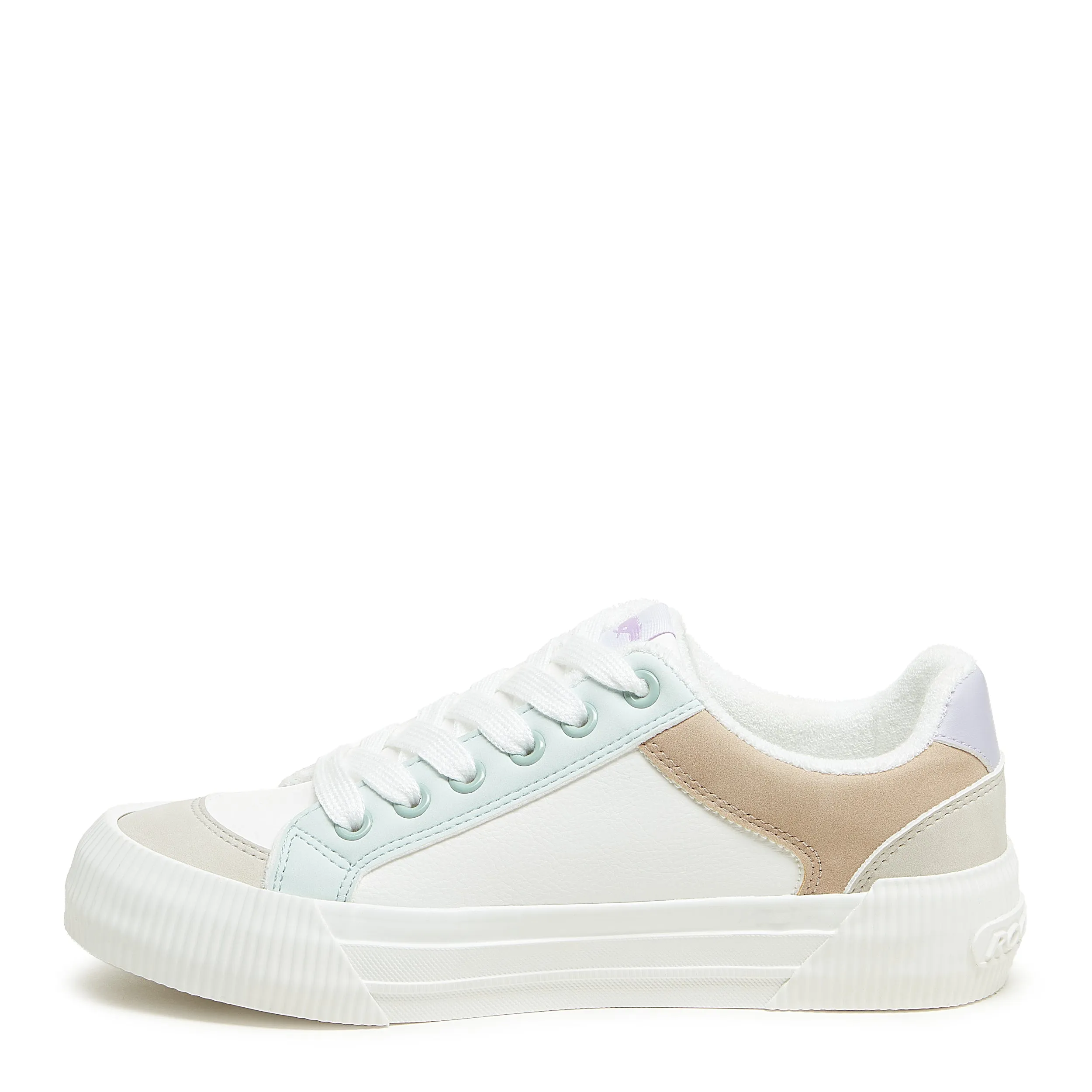 Cheery White Color Block Sneaker