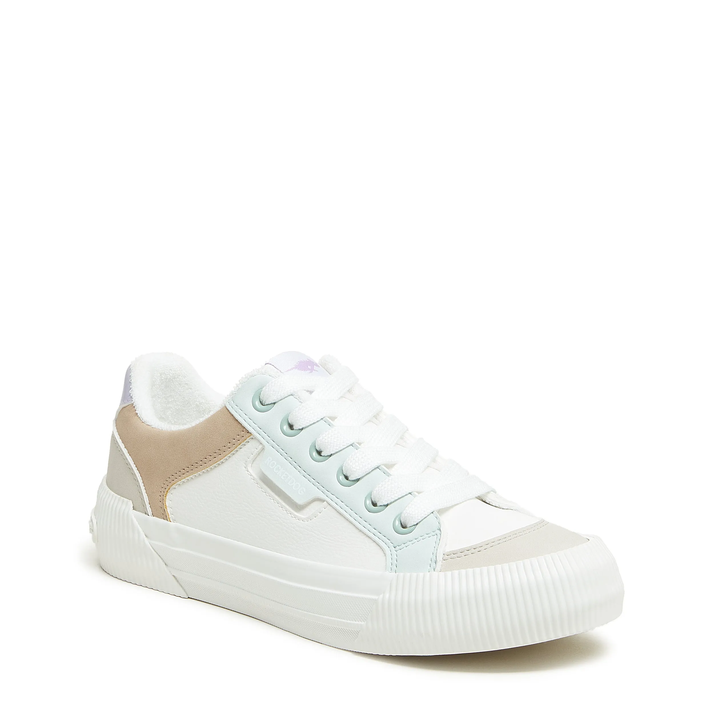 Cheery White Color Block Sneaker