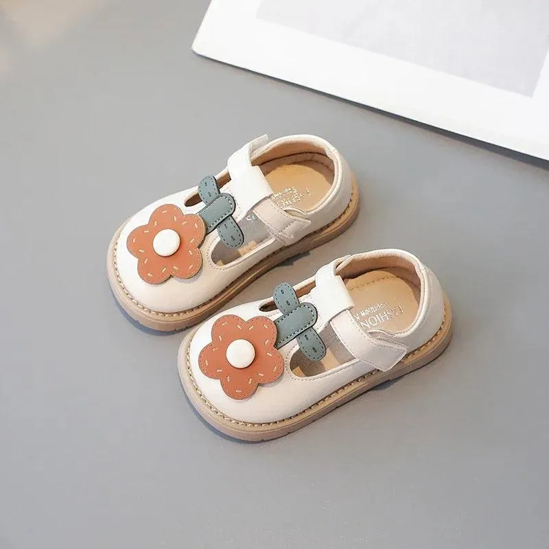 Children's Casual Shoes - Sweet Flower Hollow-out - TSS261