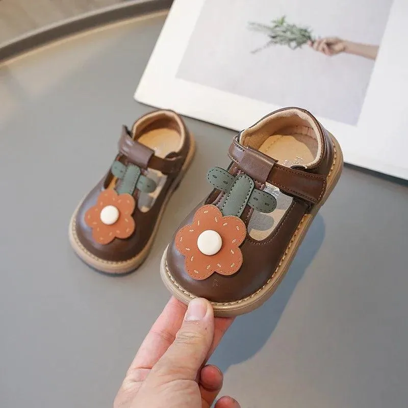 Children's Casual Shoes - Sweet Flower Hollow-out - TSS261