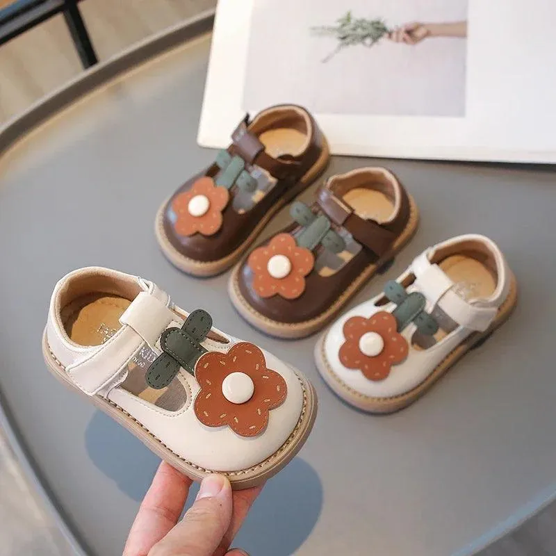 Children's Casual Shoes - Sweet Flower Hollow-out - TSS261