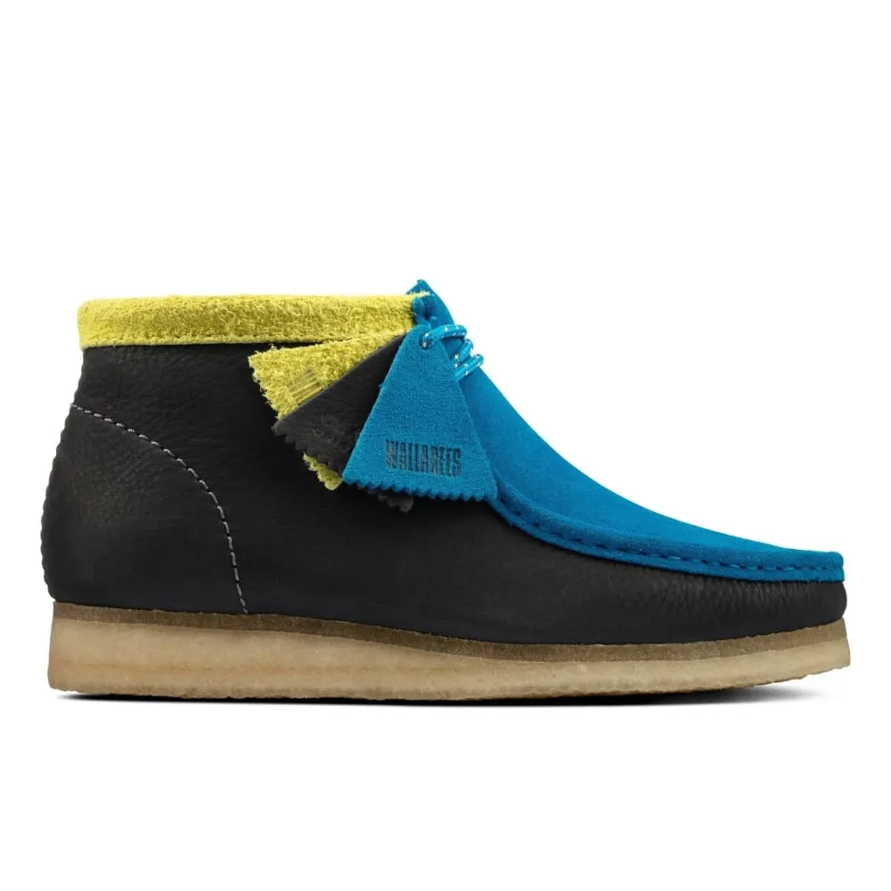 Clarks Originals Wallabee Boots Men's Ink Combi Suede 26163073