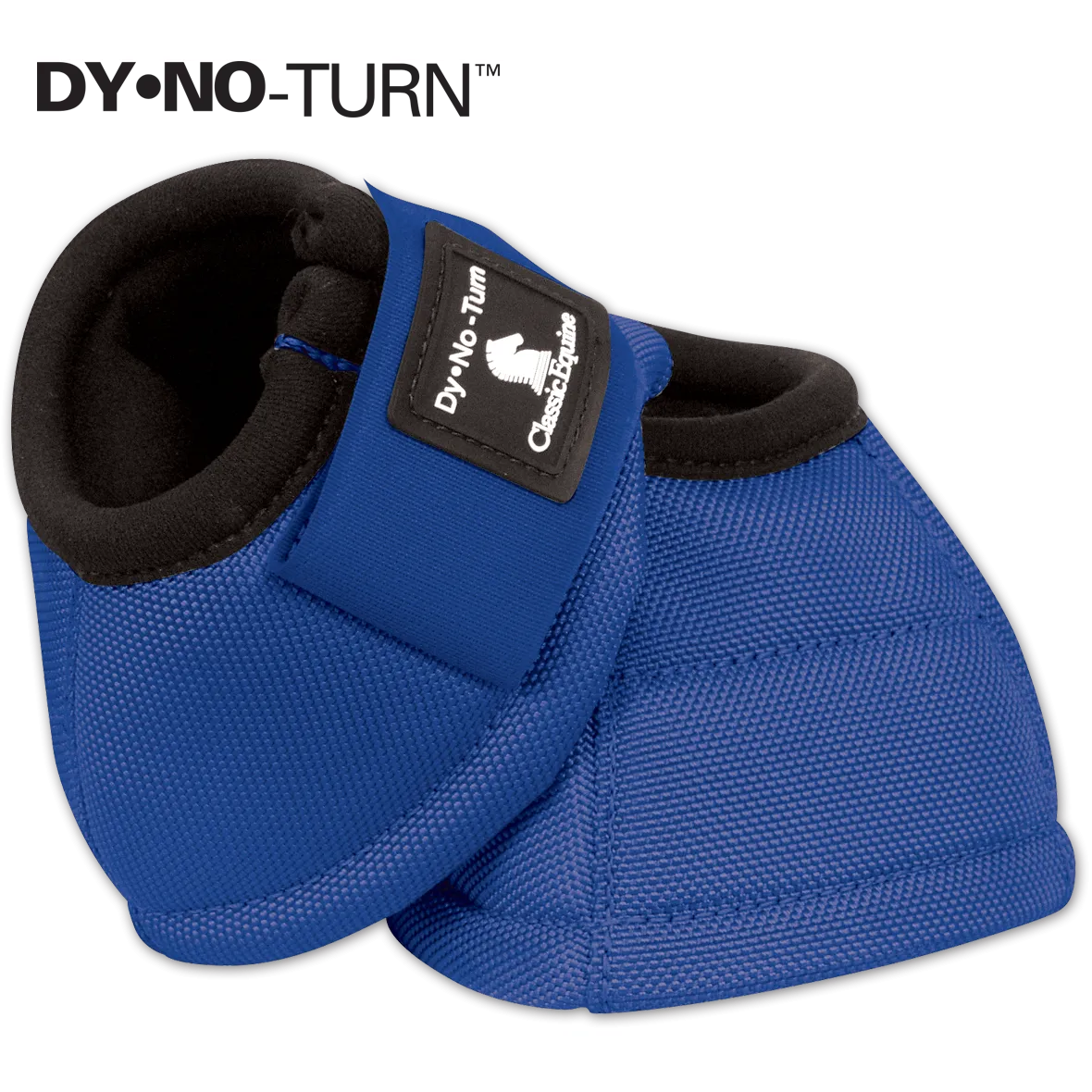 Classic Equine DyNo Turn Bell Boot-Blue