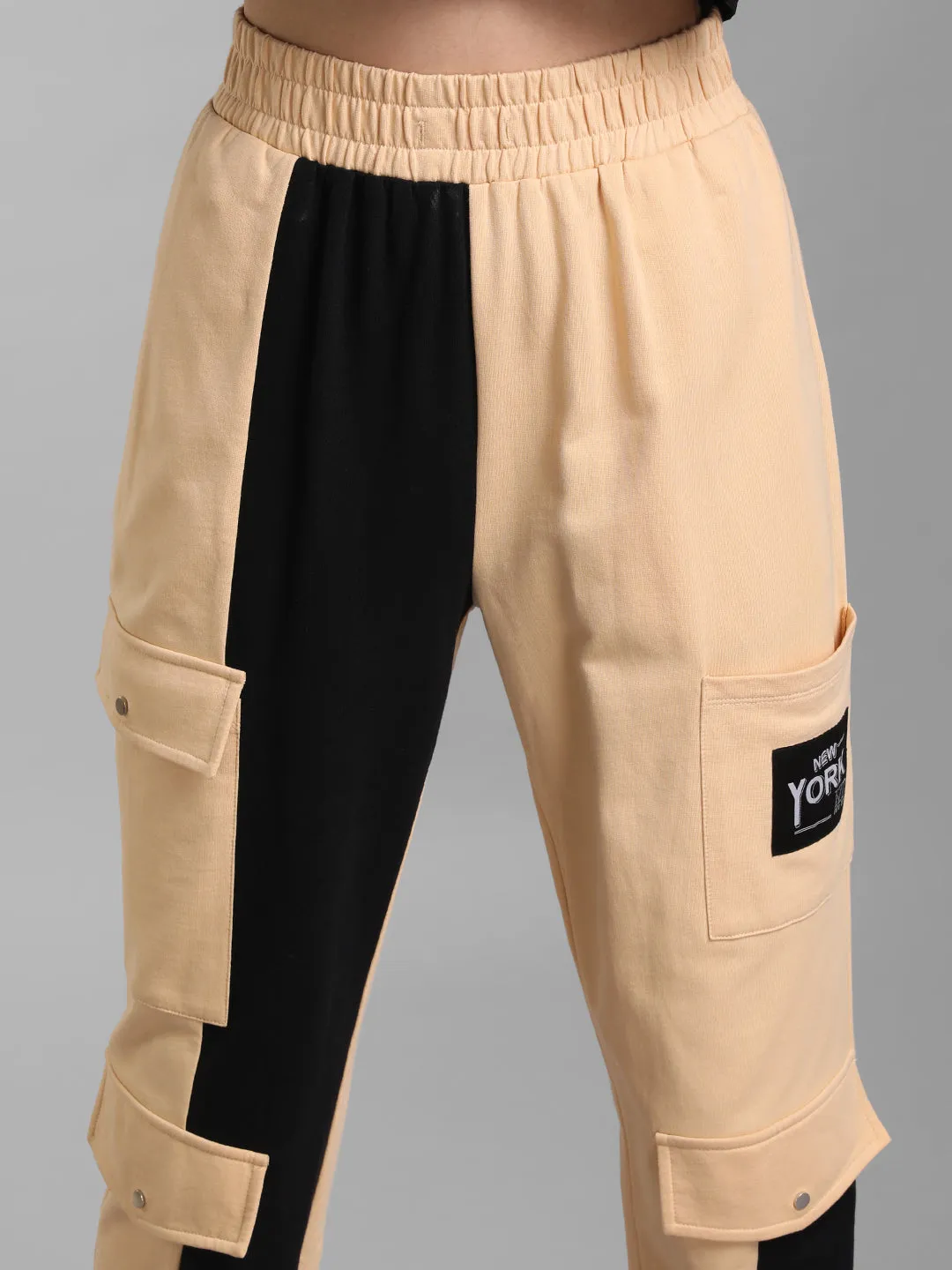 Colour Blocked Utility Joggers