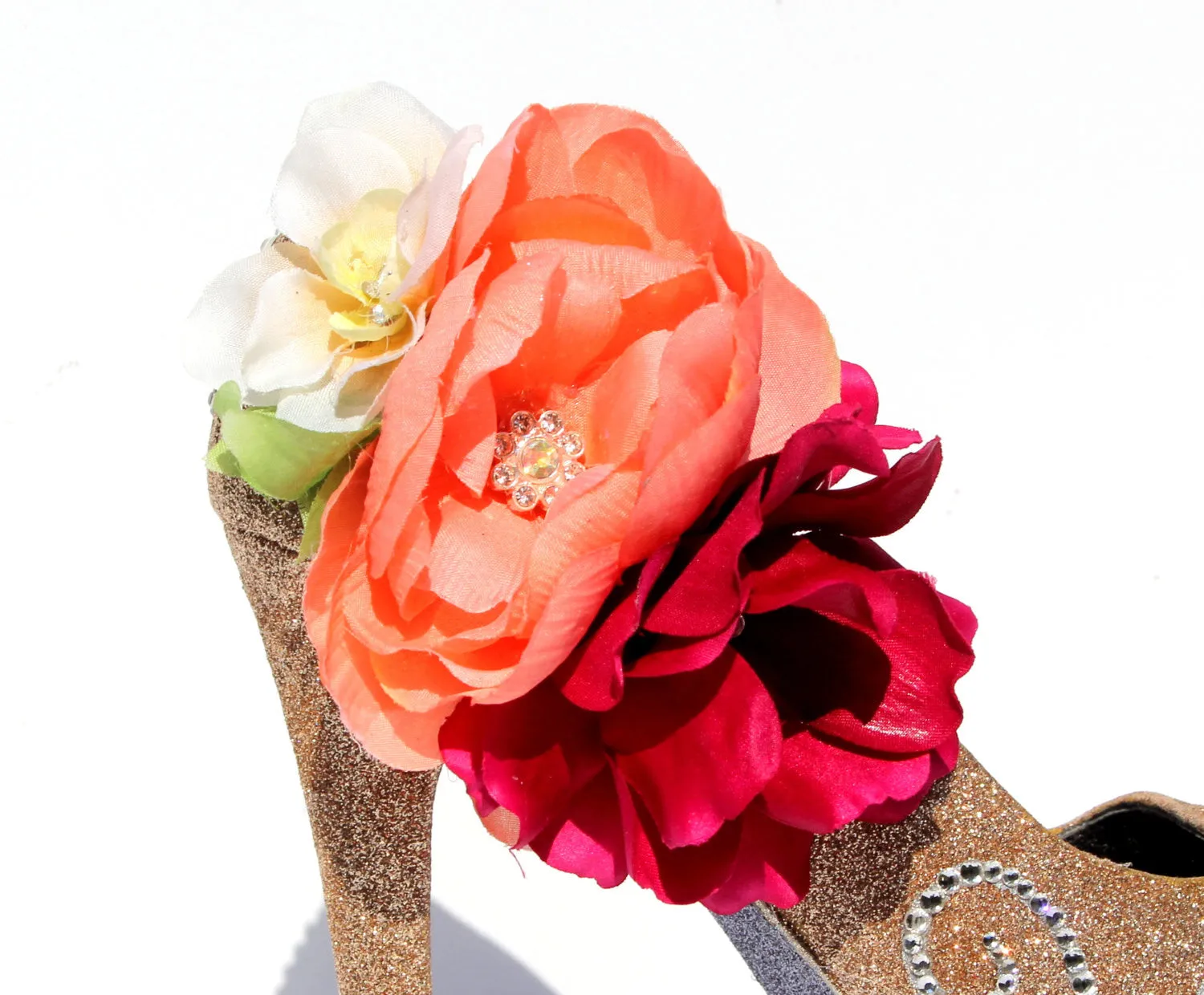 Complete Custom Floral Bridal Heel