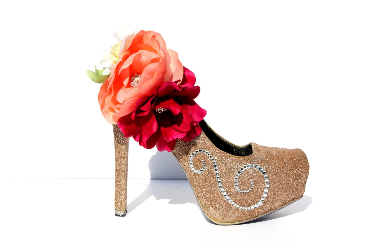 Complete Custom Floral Bridal Heel