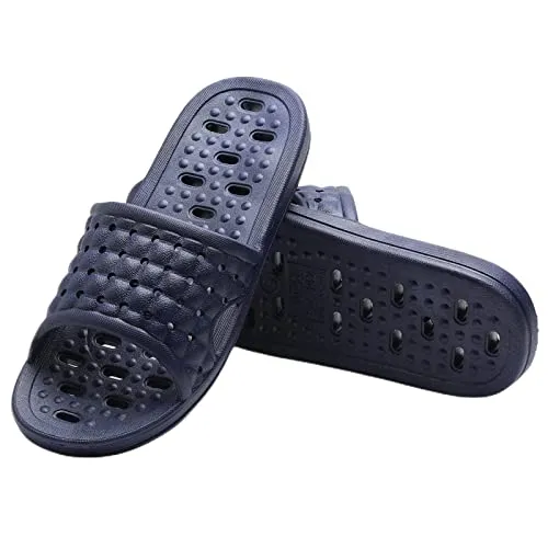 COZYAREA Shower Shoes Quick Dry Non-Slip Bathroom Slippers for Men Women Dorm Home Slides