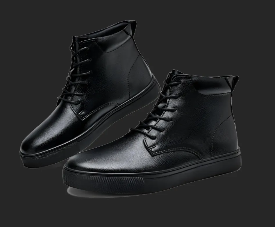 DAPPER STREET SUPPLY CO. - Mogaciillo Martins Leather High-top Casual Sneaker Boots