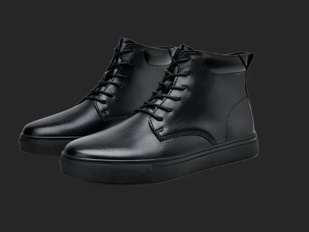 DAPPER STREET SUPPLY CO. - Mogaciillo Martins Leather High-top Casual Sneaker Boots