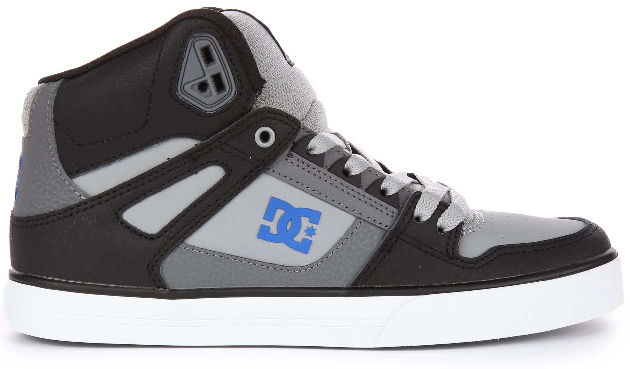 Dc Shoes Pure High Top WC In Grey Black For Men