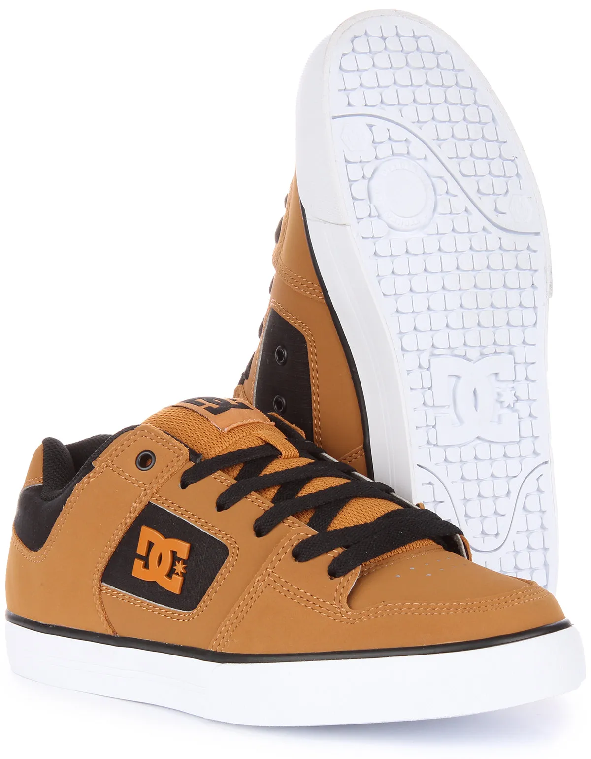 Dc Shoes Pure In Brown Black For Men