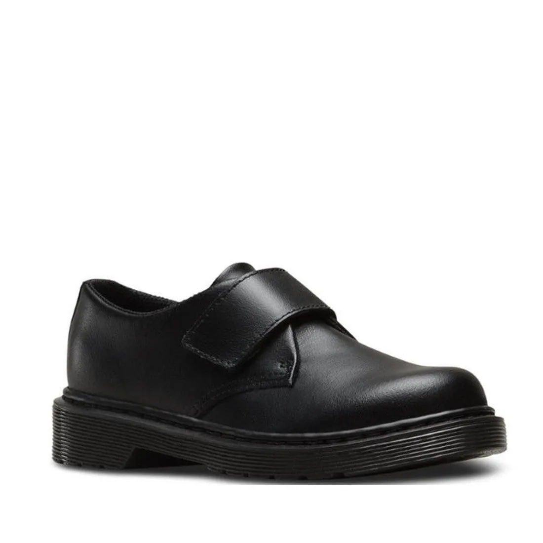 Dr Martens kids - Kamron Velcro Junior Black School Shoe uk10-3