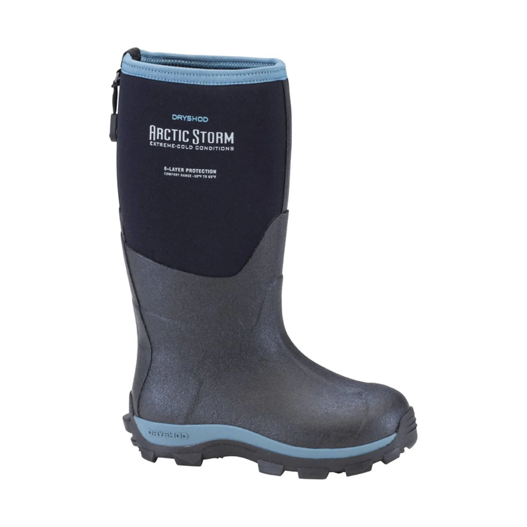 Dryshod Kids' Arctic storm Boot - Black Blue