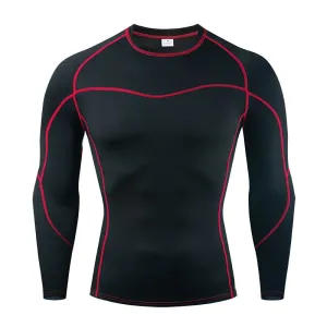 European-American Quick-Drying Long-Sleeve Sportswear Running Fitness T-shirt