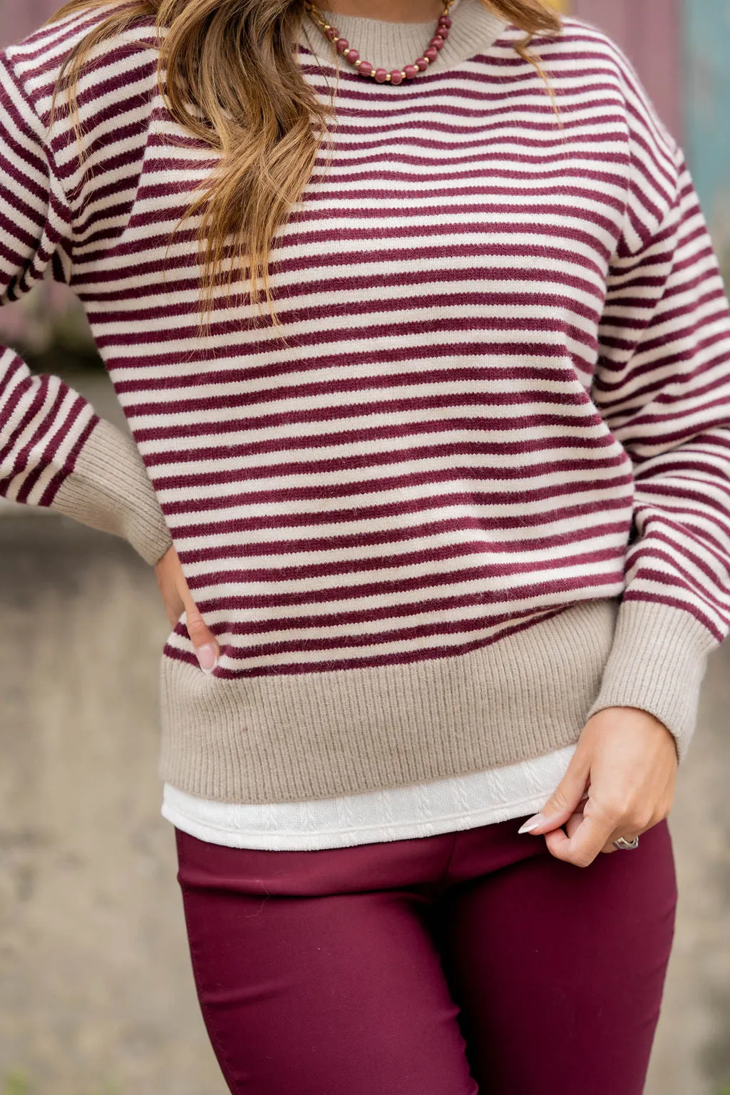 Everyday Striped Sweater