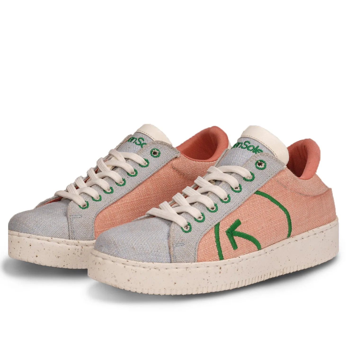 GREENSOLE CORAL BLIS WOMENS SNEAKER LACE UP