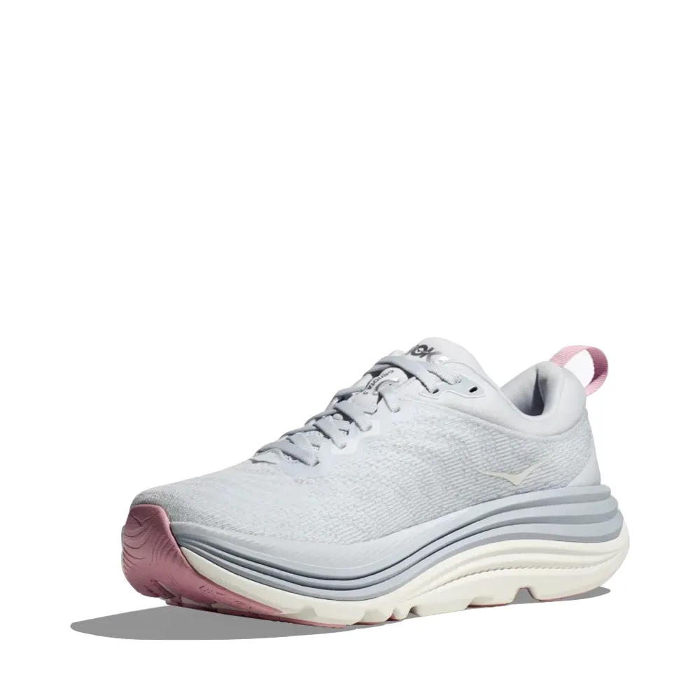 Hoka Women's Gaviota 5 Running Sneaker in Sea Ice/Pink Twilight