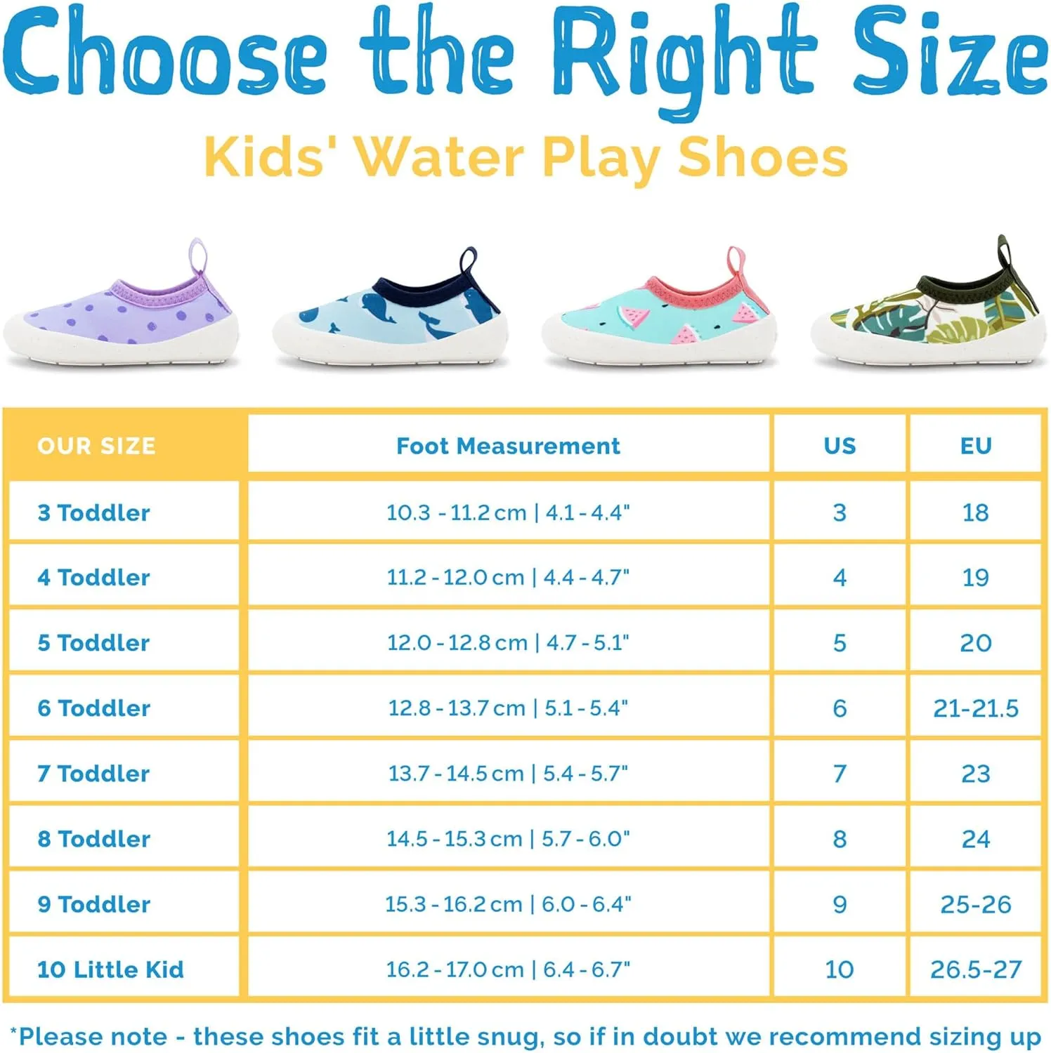 Jan & Jul Kids Kids Water Shoes | Summer Citrus