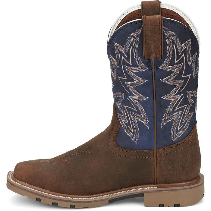 Justin George Strait Collection Men's Dusty Waterproof Western Boot