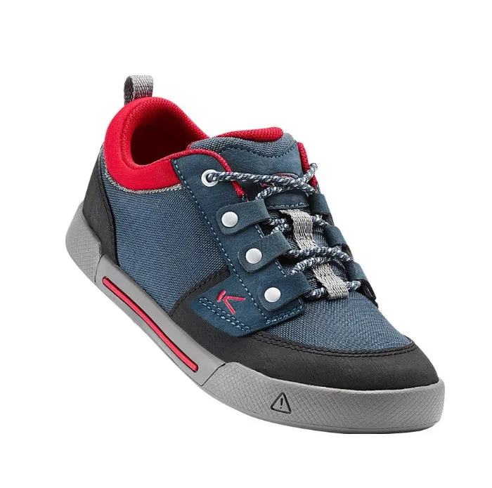 Keen Youths us 1 - 3 - Encanto Wesley Low Canvas Navy Trainer