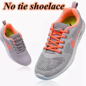 Kids and Adults Quick Lazy No Tie Round Elastic Shoe Laces