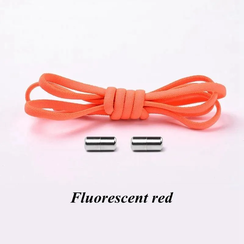 Kids and Adults Quick Lazy No Tie Round Elastic Shoe Laces