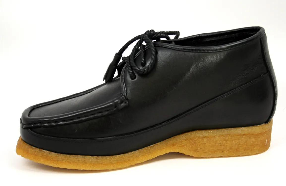 Knicks Lace Up Shoes with Crepe Bottom Sole Genuine Leather