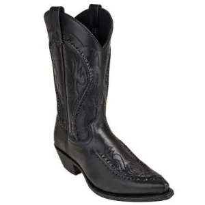 Laredo Boots: Men's 68430 12-Inch Black Leather Laramie Cowboy Boots