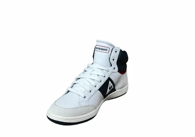 Le Coq Sportif scarpa sneakers da uomo Prestige Court Mid Sport 1520898 bianco