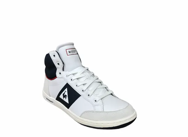 Le Coq Sportif scarpa sneakers da uomo Prestige Court Mid Sport 1520898 bianco