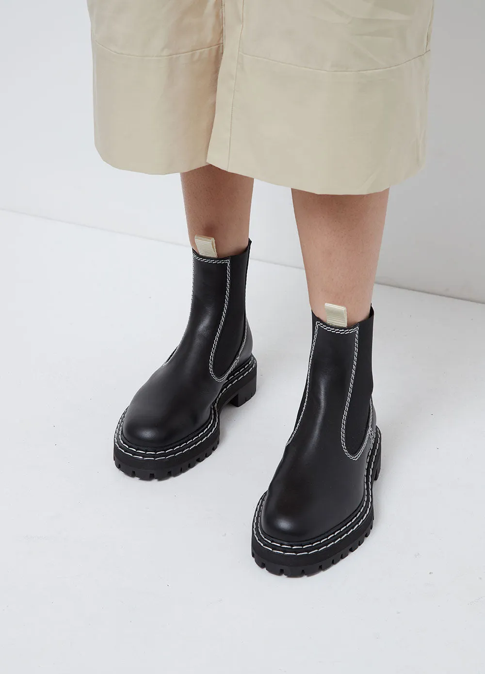 Lug Sole Chelsea Boots