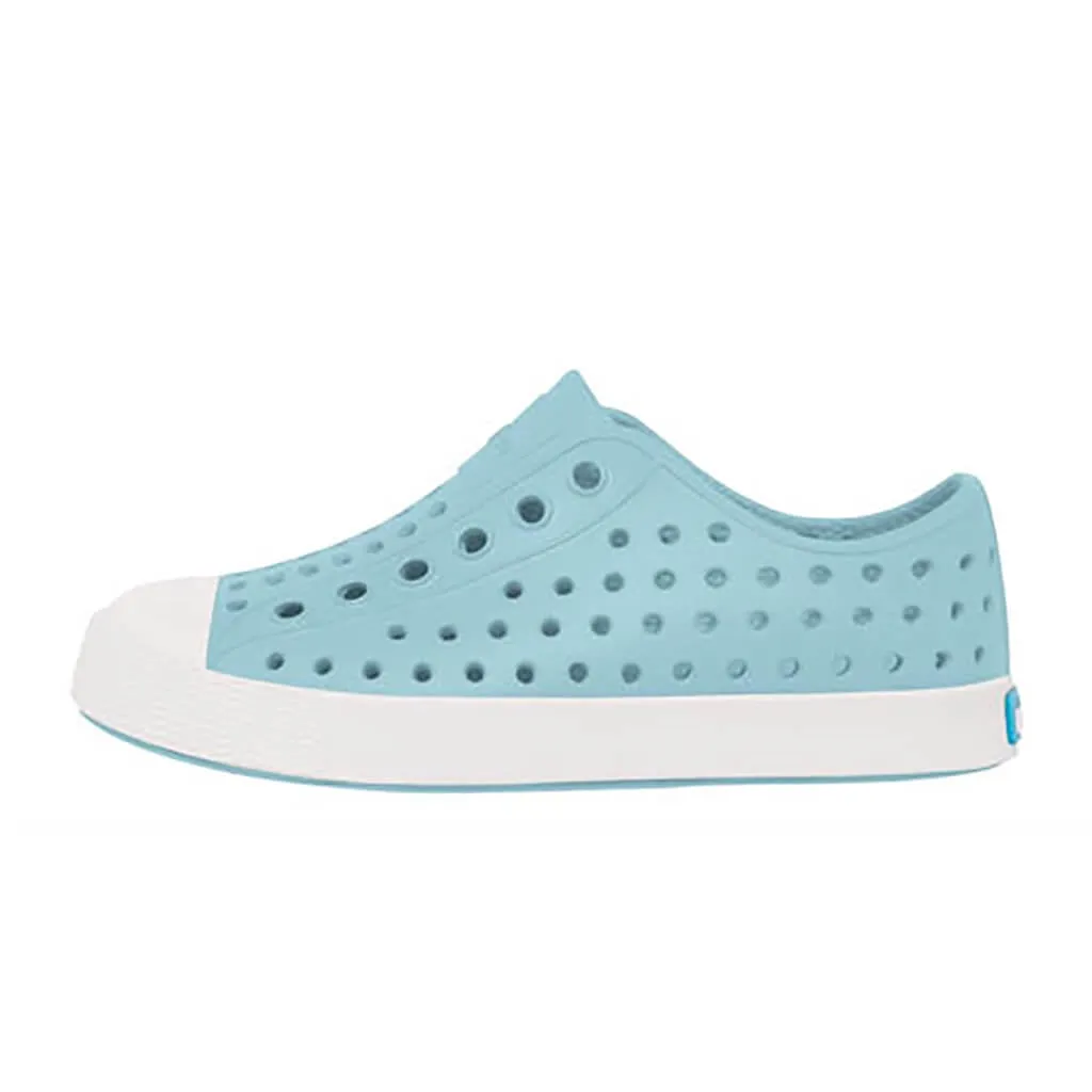 Native Jefferson Shoes Sky Blue/Shell White