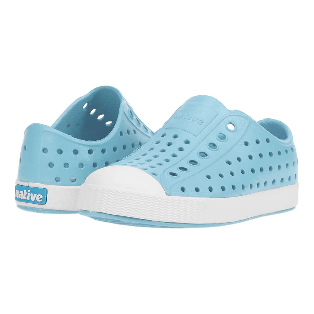 Native Jefferson Shoes Sky Blue/Shell White