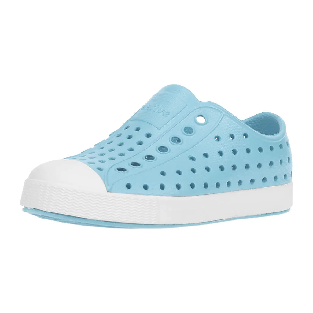 Native Jefferson Shoes Sky Blue/Shell White