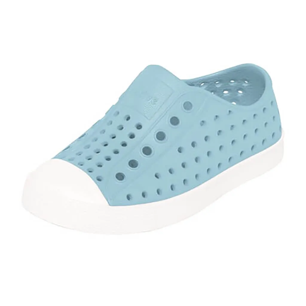 Native Jefferson Shoes Sky Blue/Shell White