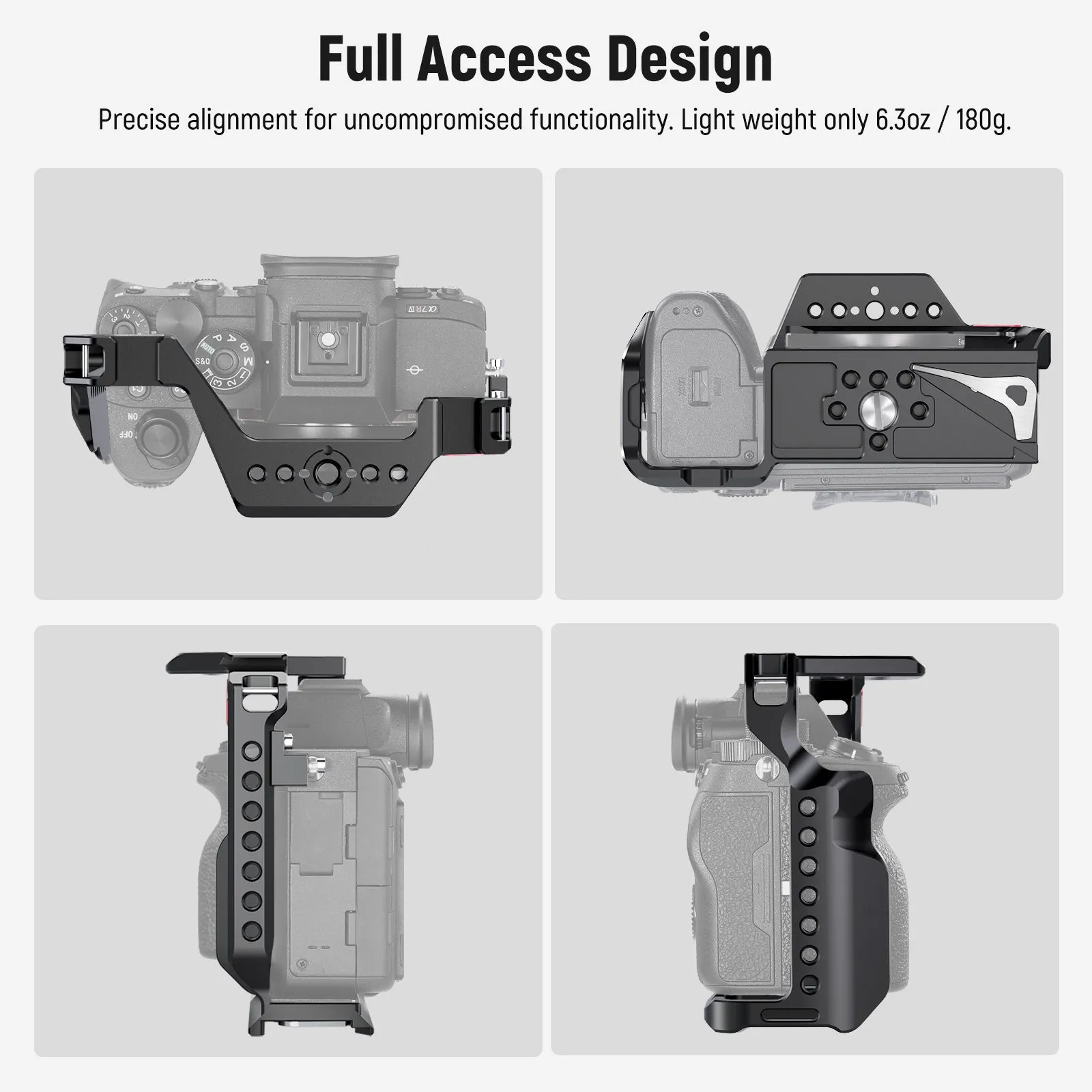 NEEWER CA004 Camera Cage For Sony a7RV/ a7IV/ a7RIV/ a7SIII/ a1