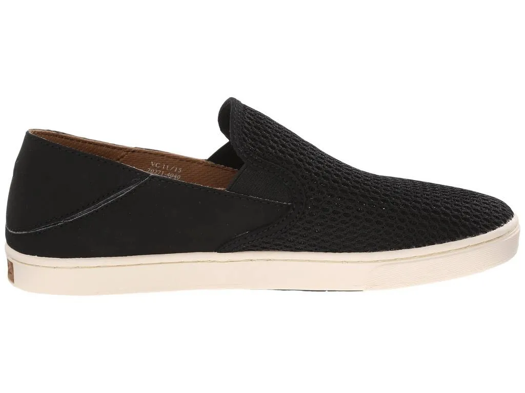 Olukai Women's Pehuea Mesh Slip On - Black/Black 20271-4040