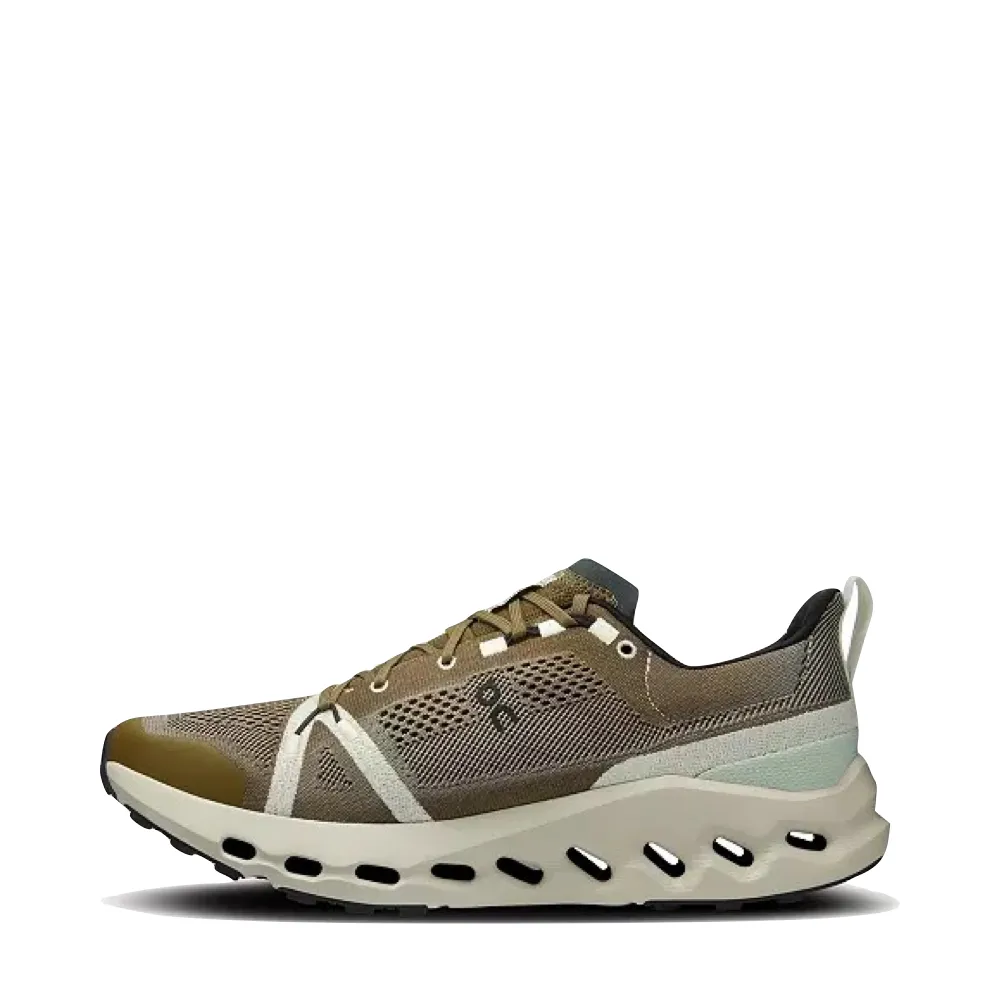 On Men's Cloudsurfer Trail Sneaker in Hunter/Ice