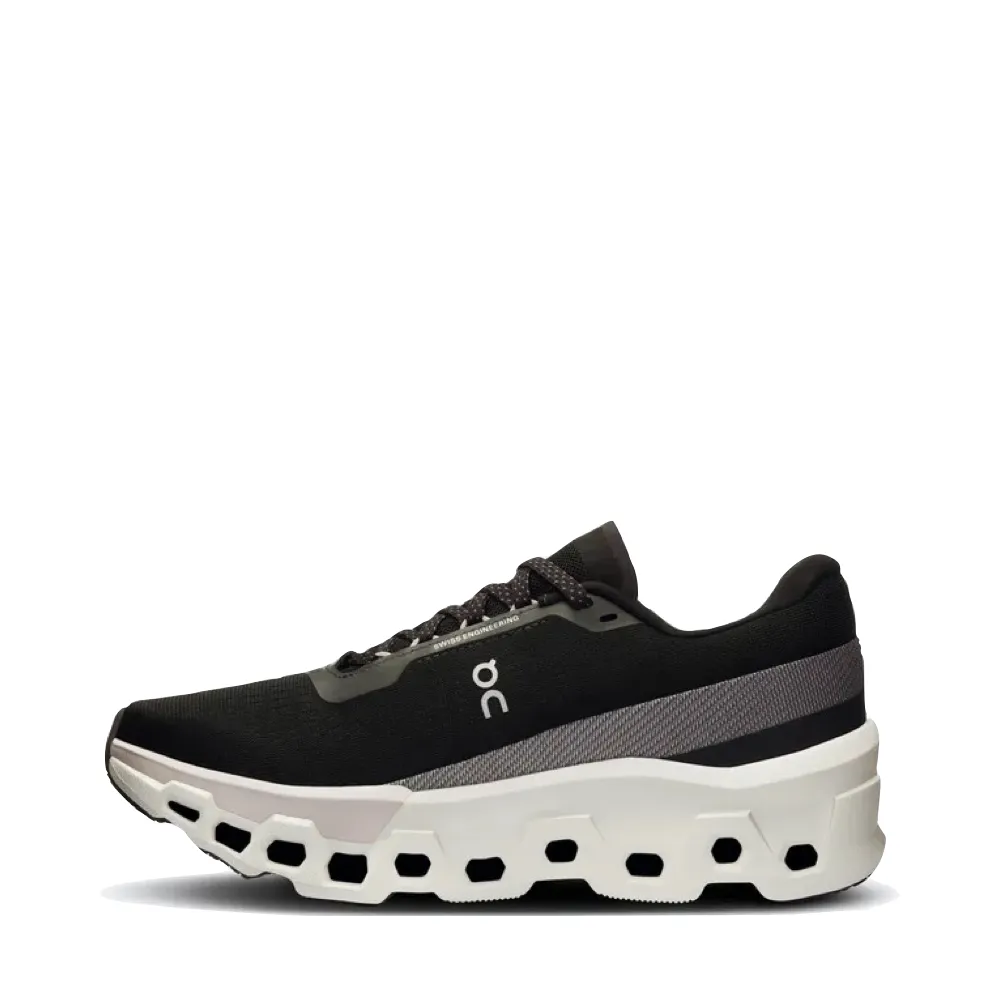 On Women's Cloudmonster 2 Sneaker in Black/Frost