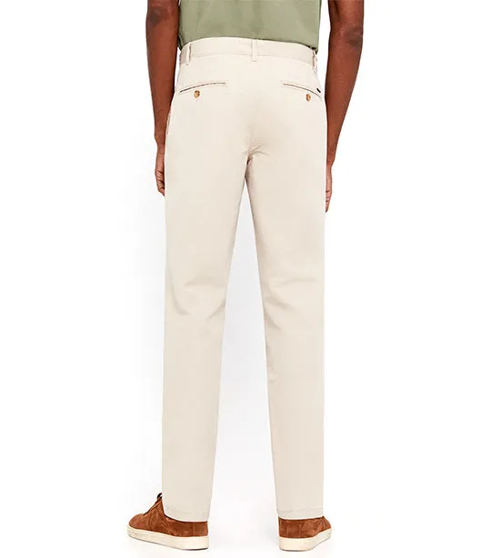 Regular Fit Comfort Chino Trousers Beige